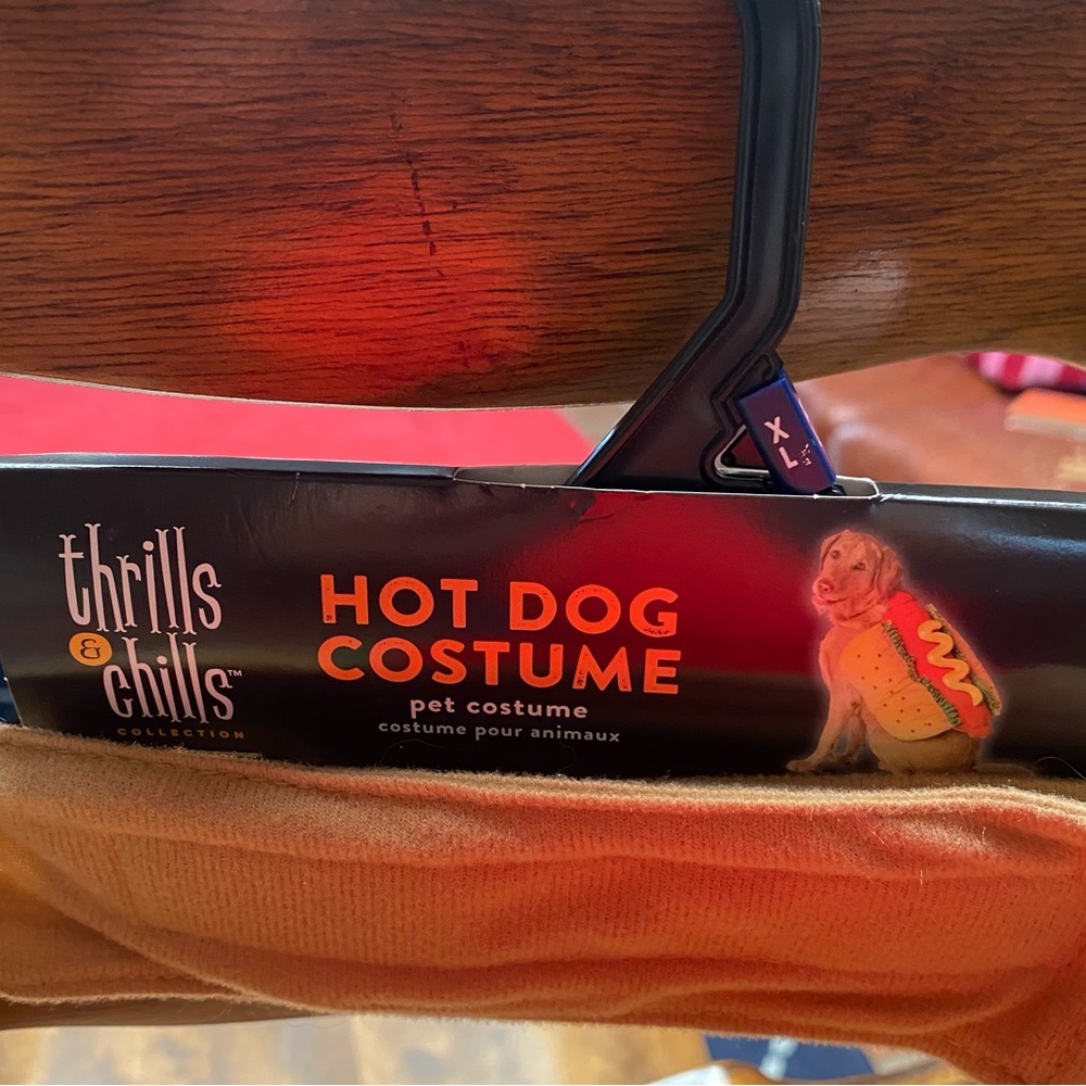 Thrills Chills Hot Dog Costume for Pets - Picture 7 of 7